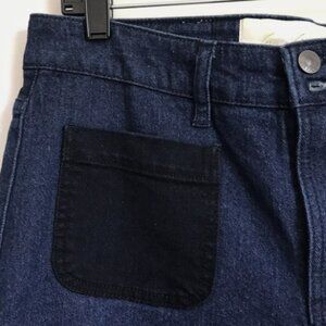 Gloria Vanderbilt Denim High Rise Alfie Wide Leg Jeans Size 6